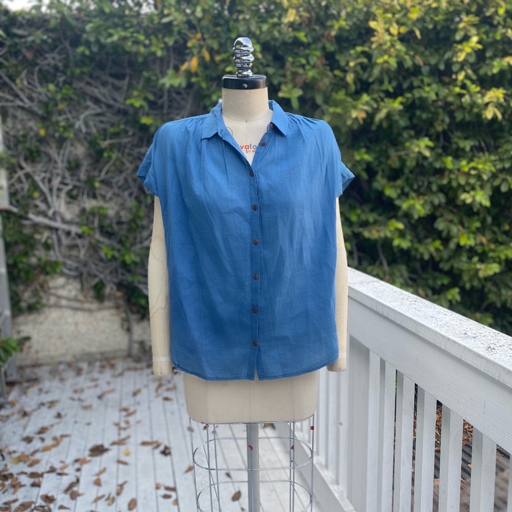 MADEWELL COLLAR CHAMBRAY SHIRT